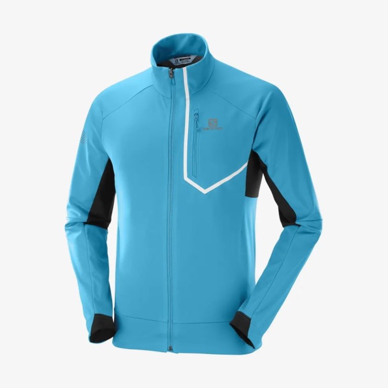 Salomon Gore Tex Infinium Windstopper Pro Bundy Panske Tyrkysové | SK 5ZSHLJ